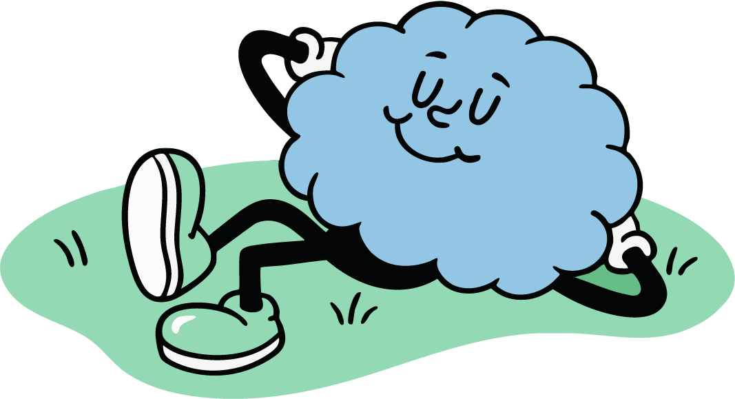 Touch grass meditation